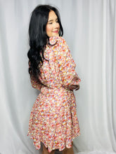 Peach Skin Long Sleeve Dress