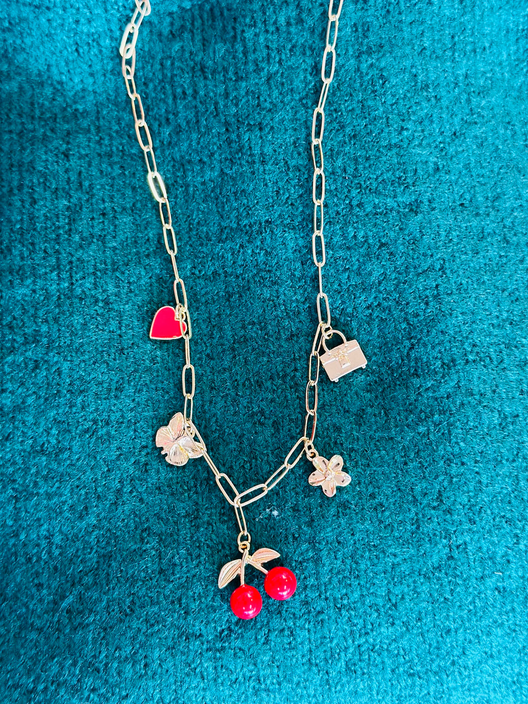 Cherry Charm Necklace