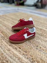 Modern Red Tennis Shoe