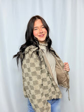 Mocha Checkered Coat