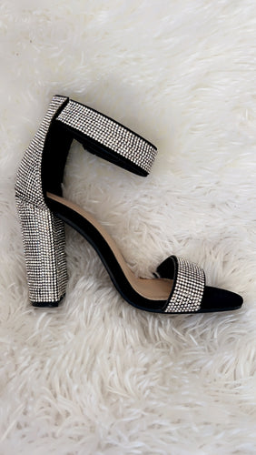 Quality Diamond Ankle Wrap Shoes